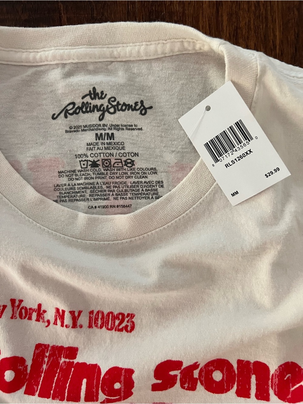 Rolling Stones Sticky Fingers Retro Tee - Picture 3 of 3